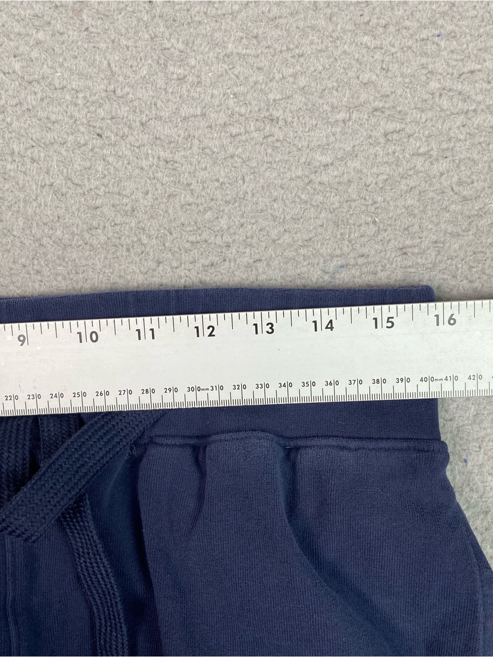 Pact Organic Sweatpants Women's Size L Blue Wide Leg Cotton Stretch Large *** - Picture 7 of 14